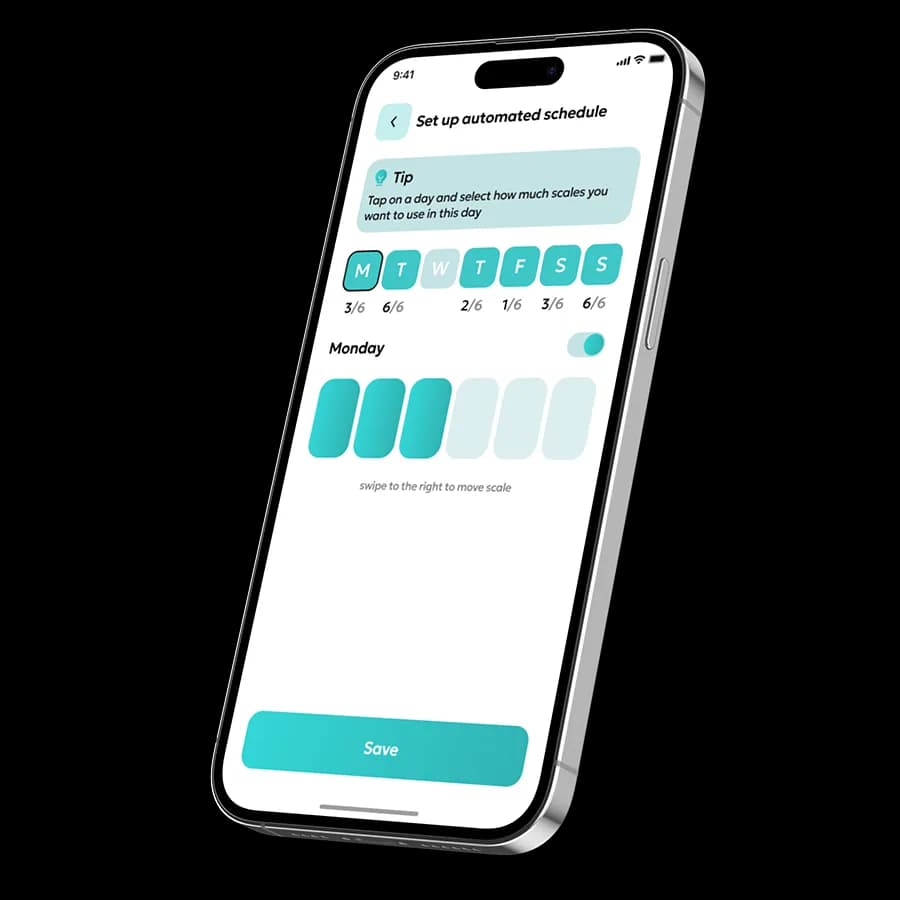 Officieel schermbeeld van de laadplanning in de E-Pal-app