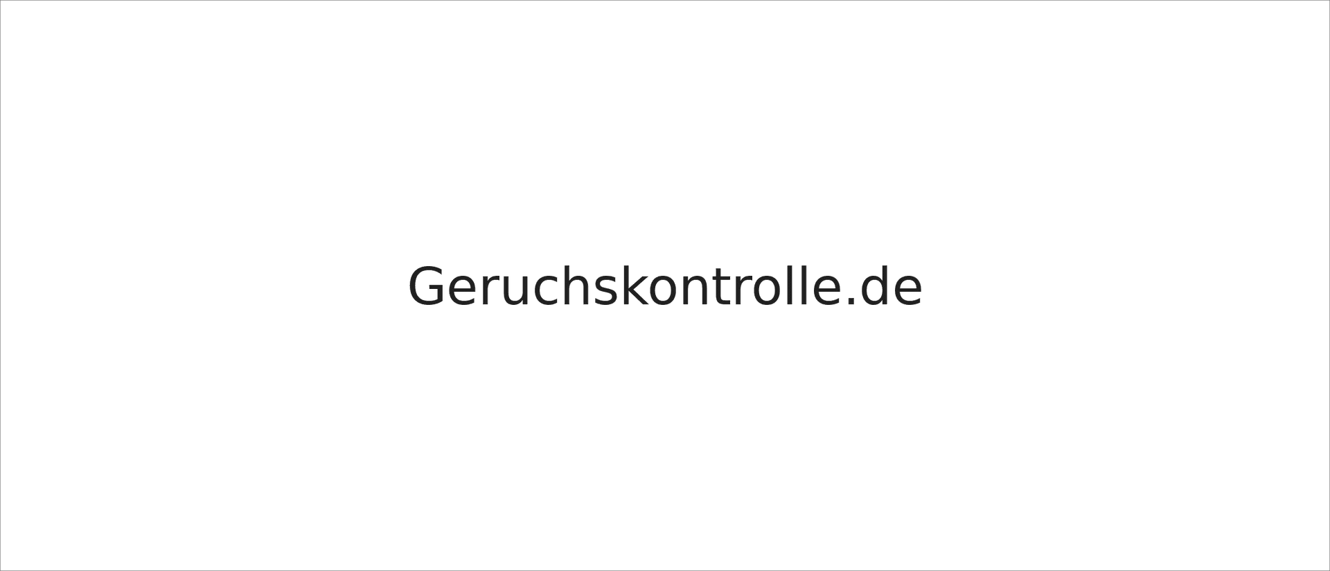 Geruchskontrolle.de Logo
