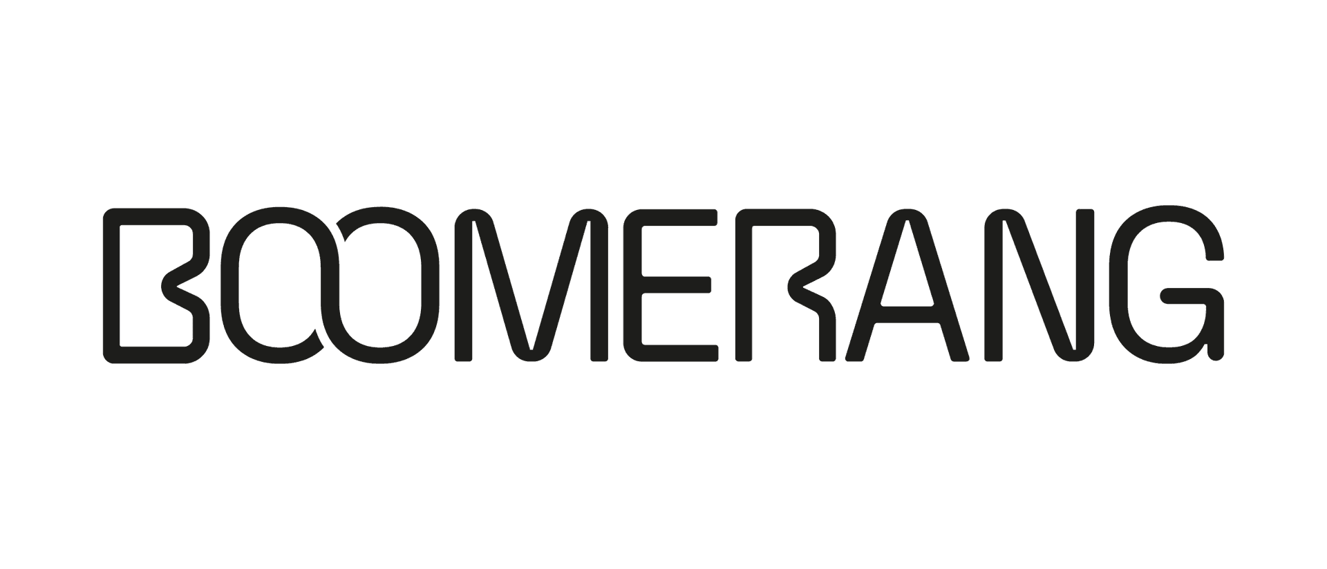 Boomerang tag logo