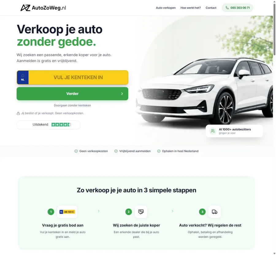 Openbaar dienstoverzicht van AutoZoWeg