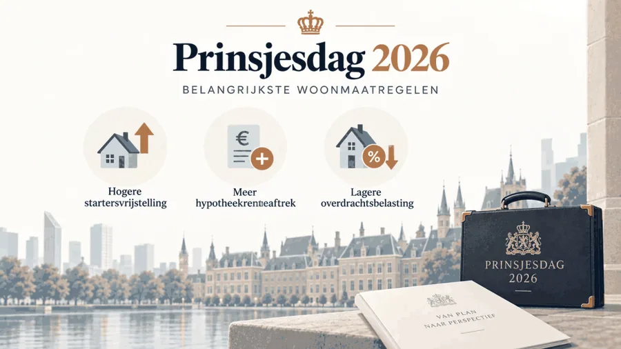 Officiële infographic bij een artikel over woonmaatregelen op De Goedkoopste Notaris