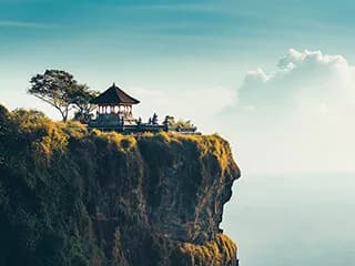 Bali op een officieel reisgidsbeeld van GWK Travelex
