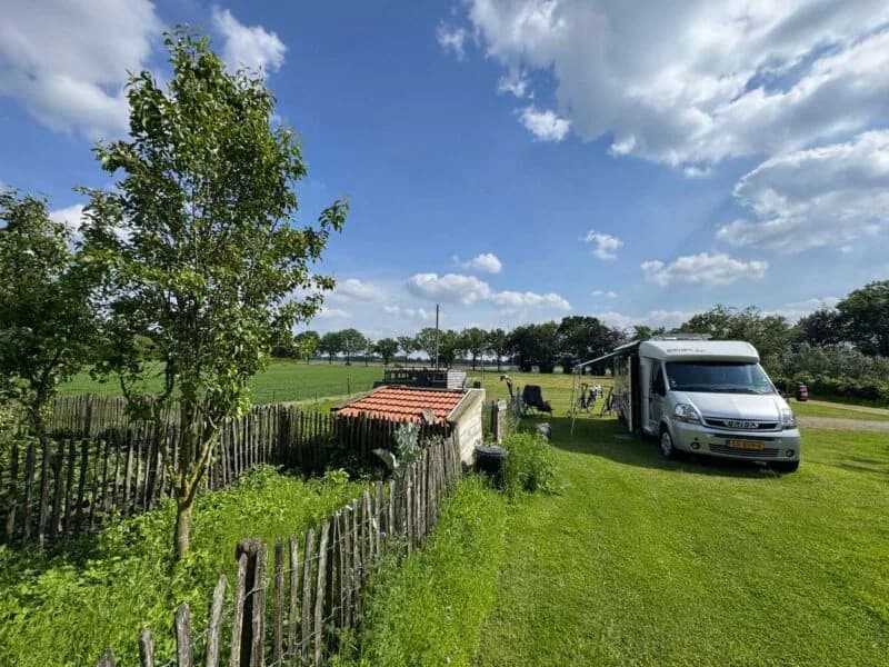 Camperplaats op een officieel beeld van NKC