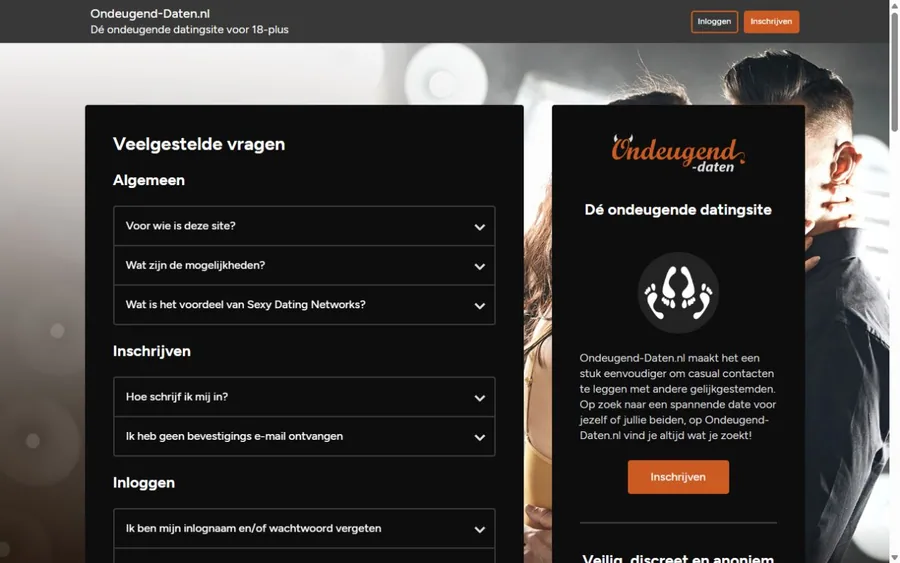 Openbaar scherm met dienstinformatie van Ondeugend-Daten.nl