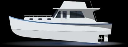 Officiële illustratie van een boot bij de verkoopdienst van OSW.nl