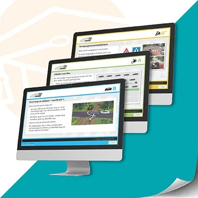 Online leren op de website van Zorgeloos Studeren